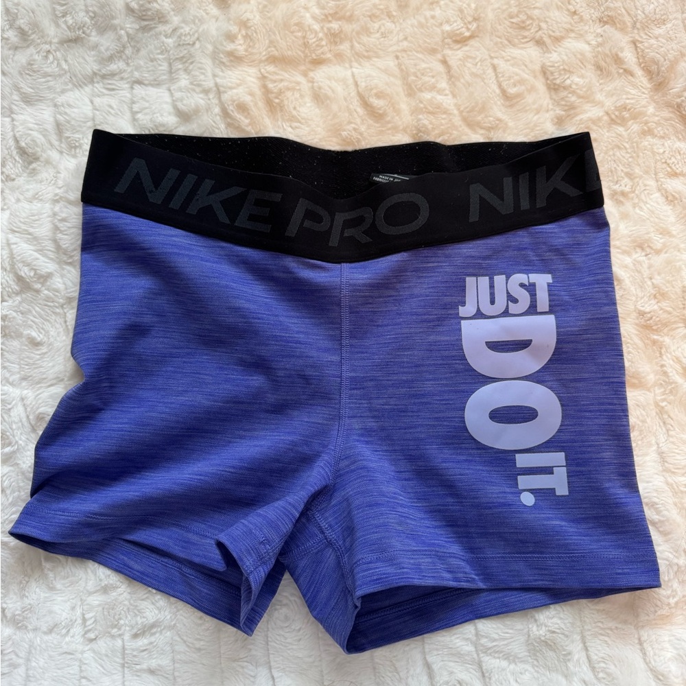 Nike Pro Purple Spandex Shorts